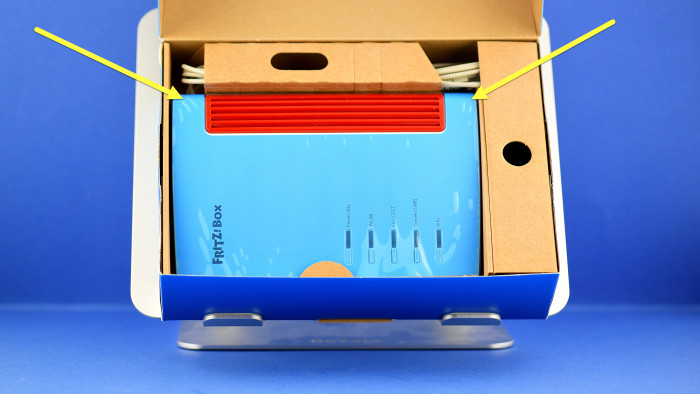 Unboxing der AVM Fritzbox 7510 (Bild: Harald Karcher)